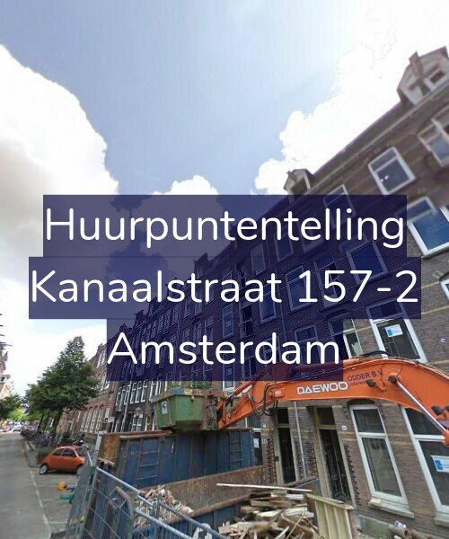 Foto gevel Huurpuntentelling voor Kanaalstraat 157-2, Amsterdam