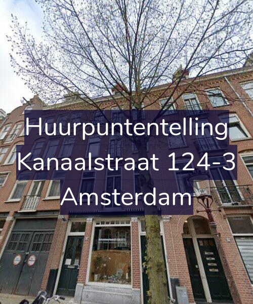 Foto gevel Huurpuntentelling voor Kanaalstraat 124-3, Amsterdam