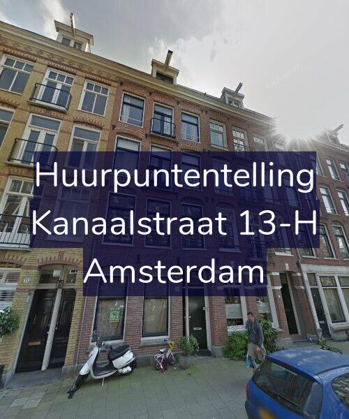 Foto gevel Huurpuntentelling voor Kanaalstraat 13-H, Amsterdam