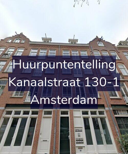Foto gevel Huurpuntentelling voor Kanaalstraat 130-1, Amsterdam