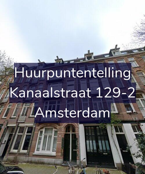 Foto gevel Huurpuntentelling voor Kanaalstraat 129-2, Amsterdam