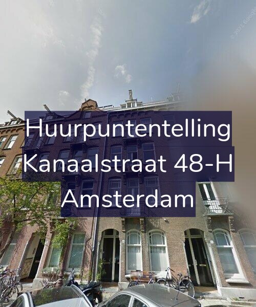 Foto gevel Huurpuntentelling voor Kanaalstraat 48-H, Amsterdam