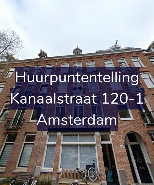 Foto gevel Huurpuntentelling voor Kanaalstraat 120-1, Amsterdam