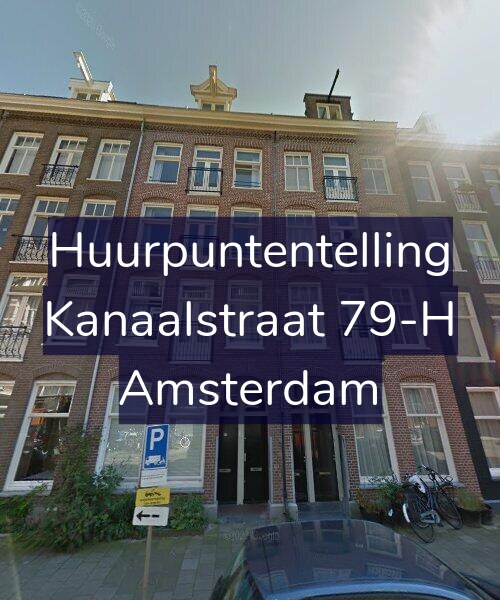 Foto gevel Huurpuntentelling voor Kanaalstraat 79-H, Amsterdam
