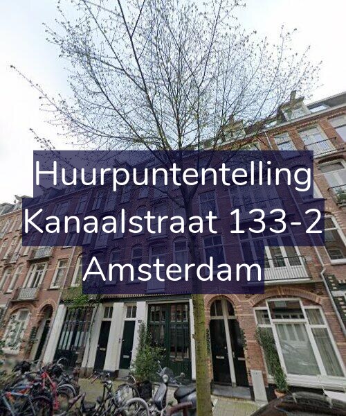 Foto gevel Huurpuntentelling voor Kanaalstraat 133-2, Amsterdam