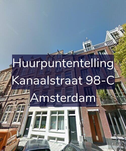 Foto gevel Huurpuntentelling voor Kanaalstraat 98-C, Amsterdam