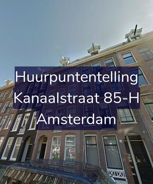 Foto gevel Huurpuntentelling voor Kanaalstraat 85-H, Amsterdam