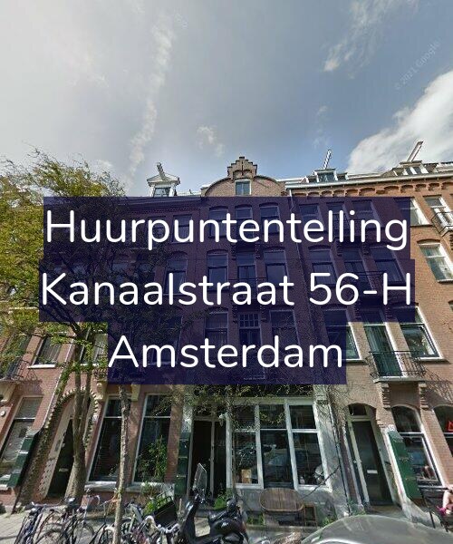 Foto gevel Huurpuntentelling voor Kanaalstraat 56-H, Amsterdam