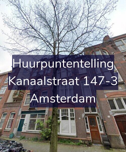 Foto gevel Huurpuntentelling voor Kanaalstraat 147-3, Amsterdam