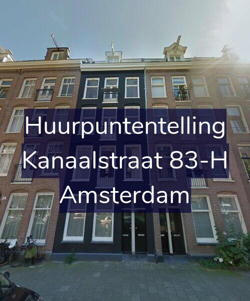 Foto gevel Huurpuntentelling voor Kanaalstraat 83-H, Amsterdam