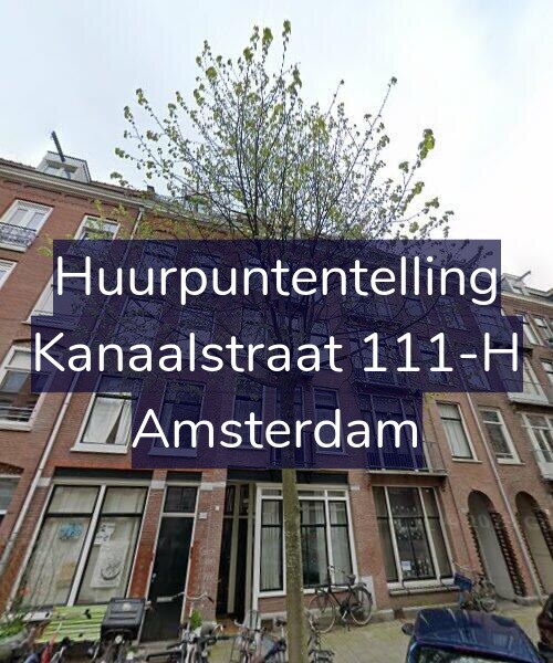 Foto gevel Huurpuntentelling voor Kanaalstraat 111-H, Amsterdam