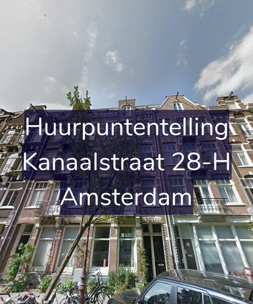 Foto gevel Huurpuntentelling voor Kanaalstraat 28-H, Amsterdam