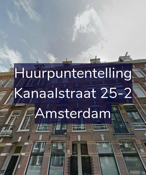 Foto gevel Huurpuntentelling voor Kanaalstraat 25-2, Amsterdam