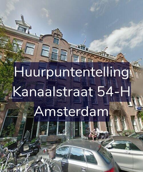 Foto gevel Huurpuntentelling voor Kanaalstraat 54-H, Amsterdam
