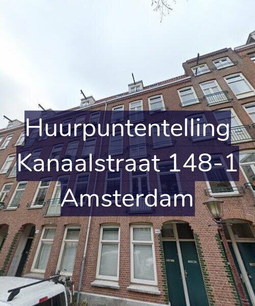 Foto gevel Huurpuntentelling voor Kanaalstraat 148-1, Amsterdam