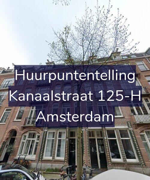 Foto gevel Huurpuntentelling voor Kanaalstraat 125-H, Amsterdam