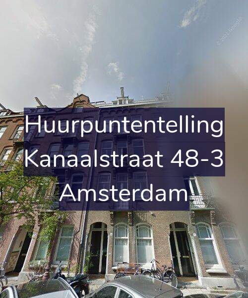 Foto gevel Huurpuntentelling voor Kanaalstraat 48-3, Amsterdam