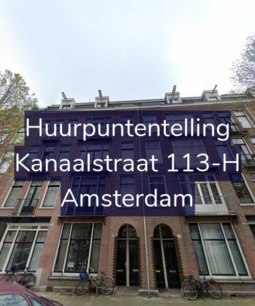Foto gevel Huurpuntentelling voor Kanaalstraat 113-H, Amsterdam