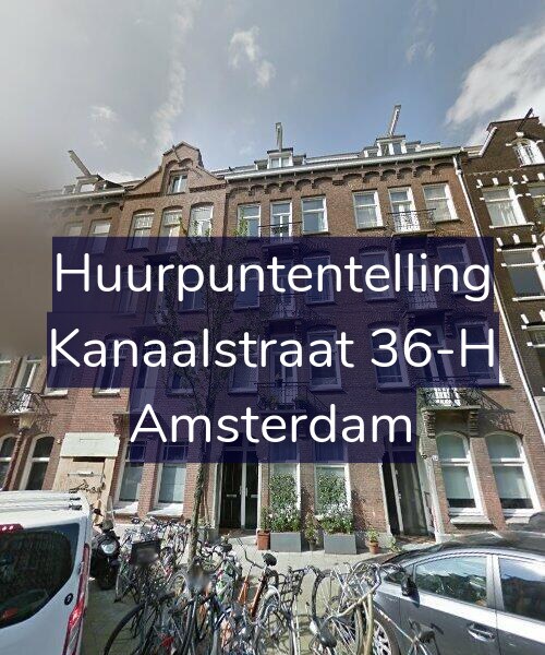 Foto gevel Huurpuntentelling voor Kanaalstraat 36-H, Amsterdam