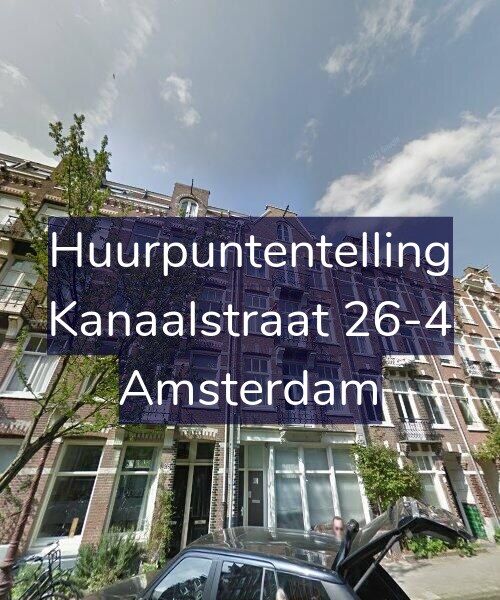 Foto gevel Huurpuntentelling voor Kanaalstraat 26-4, Amsterdam