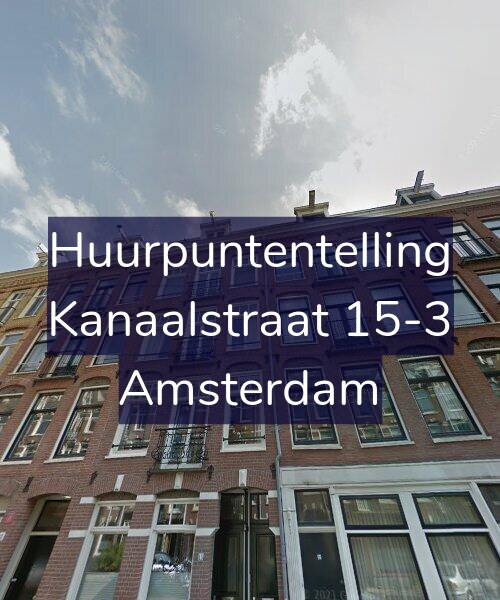 Foto gevel Huurpuntentelling voor Kanaalstraat 15-3, Amsterdam