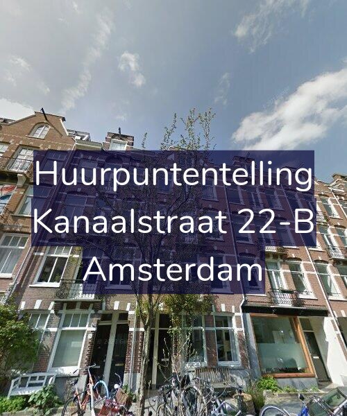 Foto gevel Huurpuntentelling voor Kanaalstraat 22-B, Amsterdam