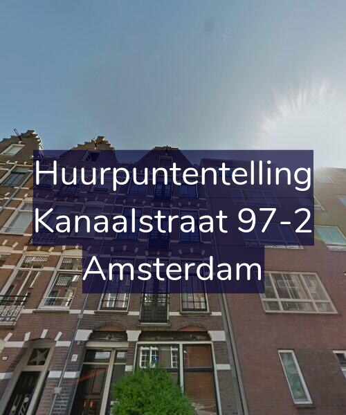 Foto gevel Huurpuntentelling voor Kanaalstraat 97-2, Amsterdam