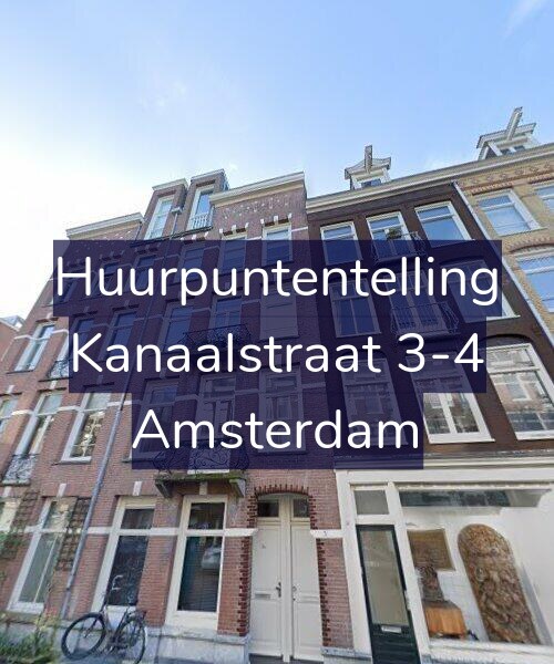 Foto gevel Huurpuntentelling voor Kanaalstraat 3-4, Amsterdam