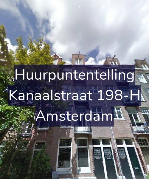Foto gevel Huurpuntentelling voor Kanaalstraat 198-H, Amsterdam