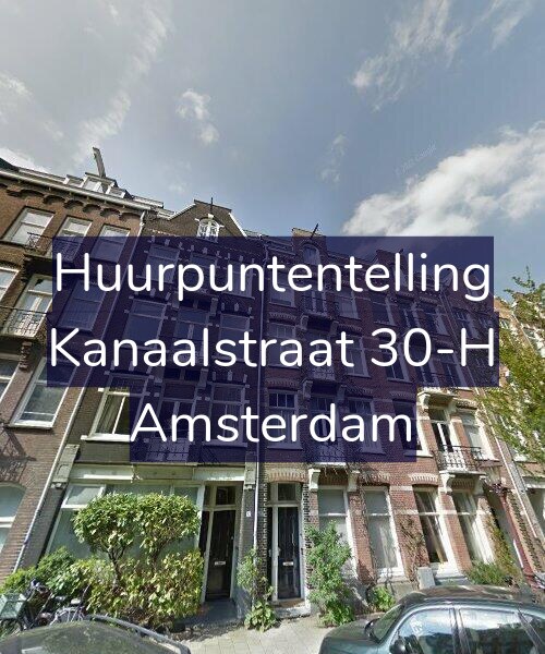 Foto gevel Huurpuntentelling voor Kanaalstraat 30-H, Amsterdam