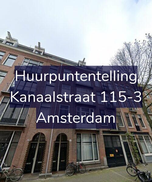 Foto gevel Huurpuntentelling voor Kanaalstraat 115-3, Amsterdam