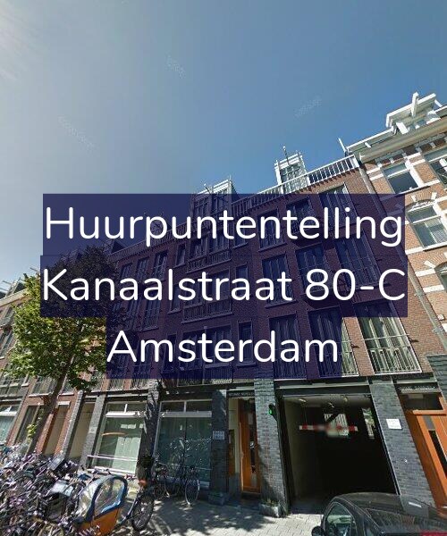 Foto gevel Huurpuntentelling voor Kanaalstraat 80-C, Amsterdam