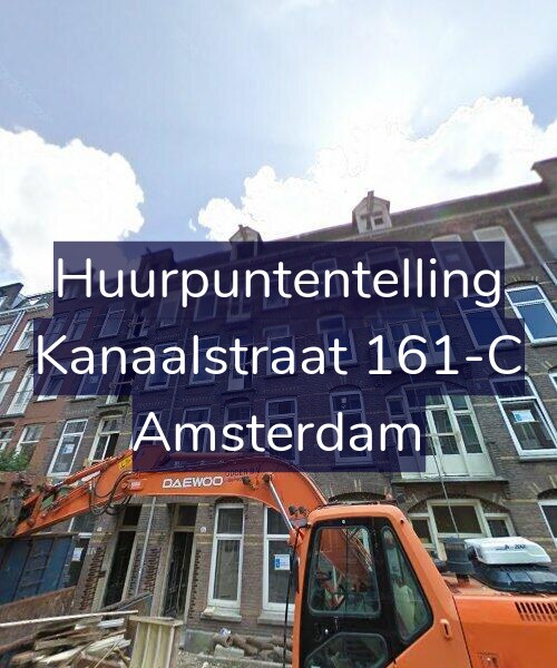 Foto gevel Huurpuntentelling voor Kanaalstraat 161-C, Amsterdam