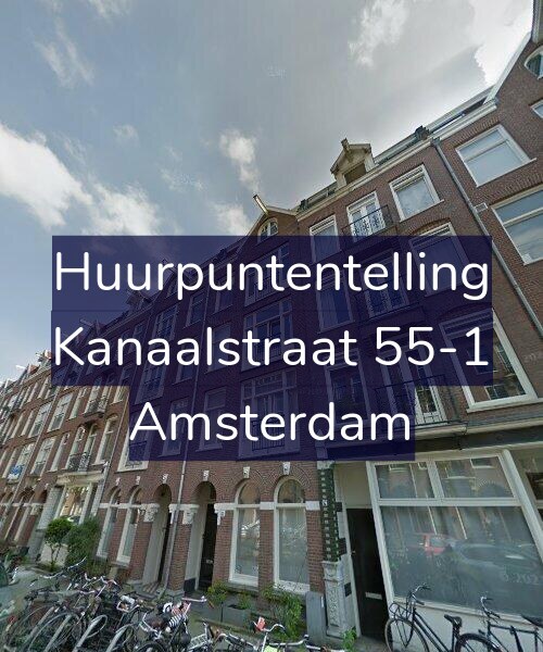 Foto gevel Huurpuntentelling voor Kanaalstraat 55-1, Amsterdam