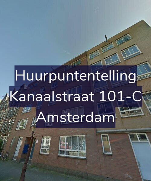 Foto gevel Huurpuntentelling voor Kanaalstraat 101-C, Amsterdam