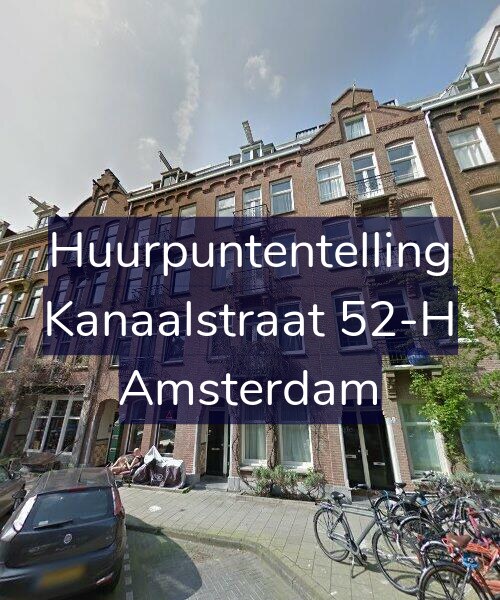 Foto gevel Huurpuntentelling voor Kanaalstraat 52-H, Amsterdam