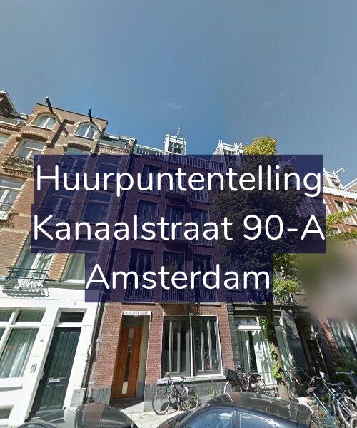 Foto gevel Huurpuntentelling voor Kanaalstraat 90-A, Amsterdam