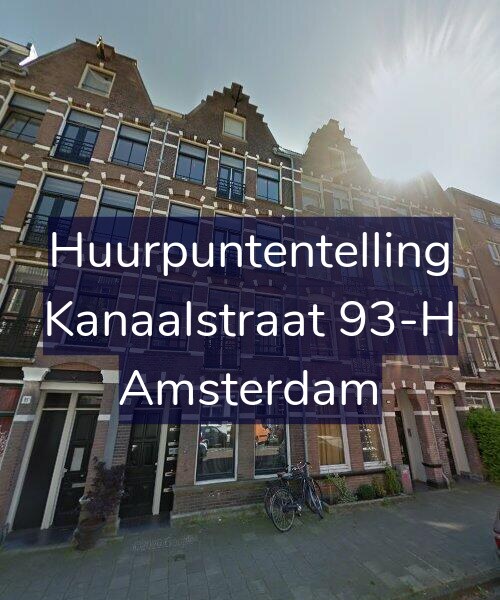 Foto gevel Huurpuntentelling voor Kanaalstraat 93-H, Amsterdam