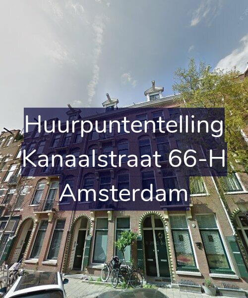 Foto gevel Huurpuntentelling voor Kanaalstraat 66-H, Amsterdam