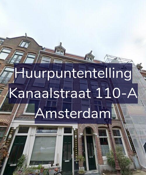 Foto gevel Huurpuntentelling voor Kanaalstraat 110-A, Amsterdam