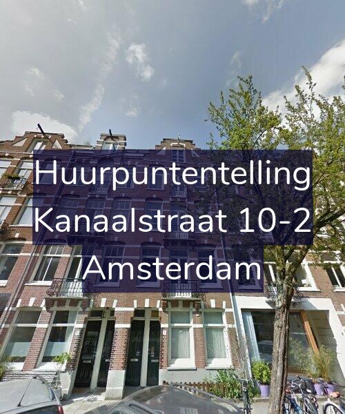 Foto gevel Huurpuntentelling voor Kanaalstraat 10-2, Amsterdam