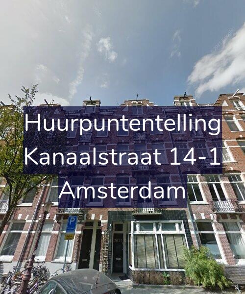 Foto gevel Huurpuntentelling voor Kanaalstraat 14-1, Amsterdam