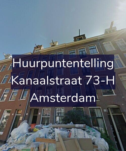 Foto gevel Huurpuntentelling voor Kanaalstraat 73-H, Amsterdam