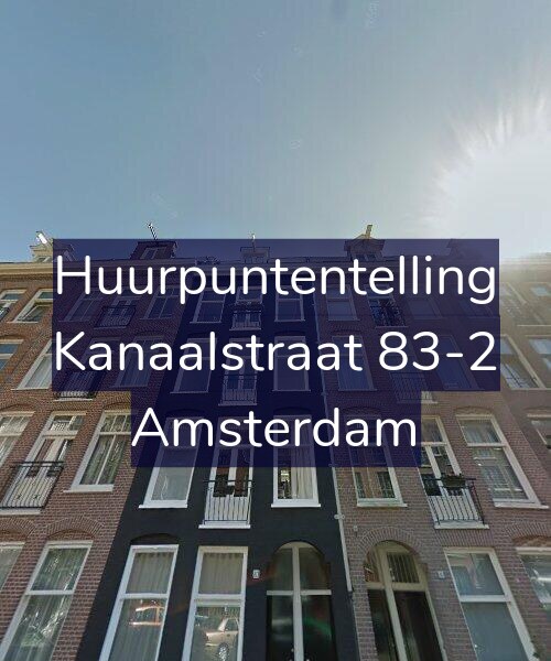 Foto gevel Huurpuntentelling voor Kanaalstraat 83-2, Amsterdam