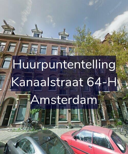 Foto gevel Huurpuntentelling voor Kanaalstraat 64-H, Amsterdam