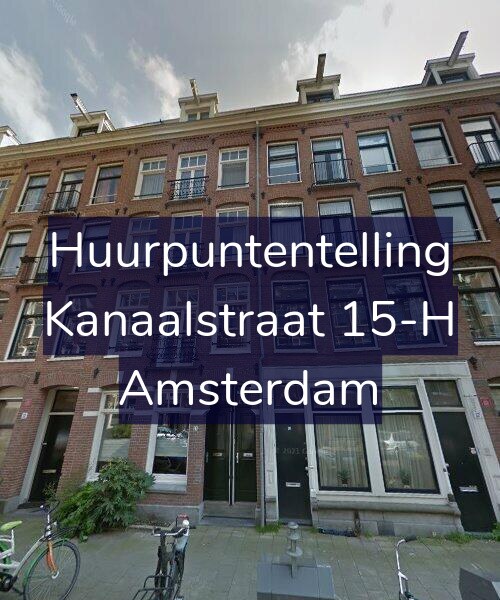Foto gevel Huurpuntentelling voor Kanaalstraat 15-H, Amsterdam