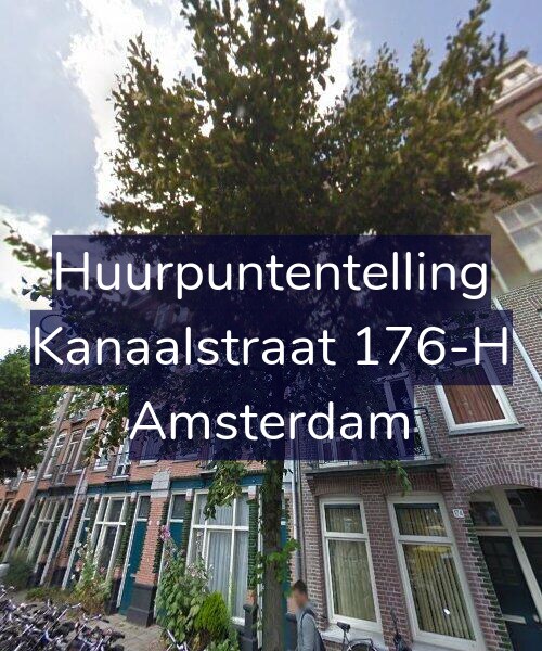 Foto gevel Huurpuntentelling voor Kanaalstraat 176-H, Amsterdam