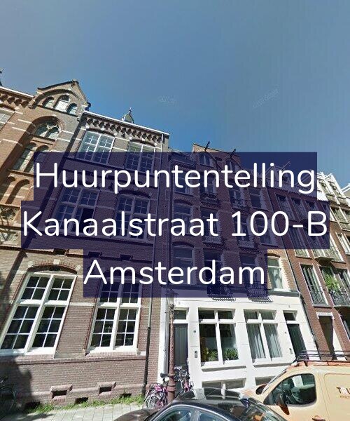 Foto gevel Huurpuntentelling voor Kanaalstraat 100-B, Amsterdam