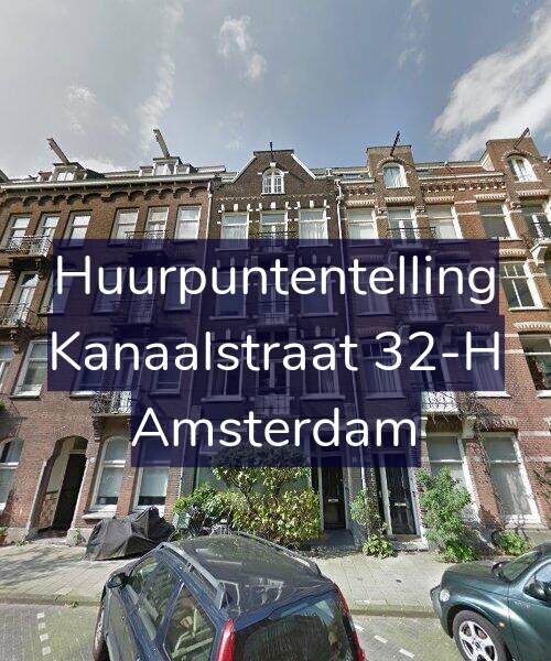 Foto gevel Huurpuntentelling voor Kanaalstraat 32-H, Amsterdam