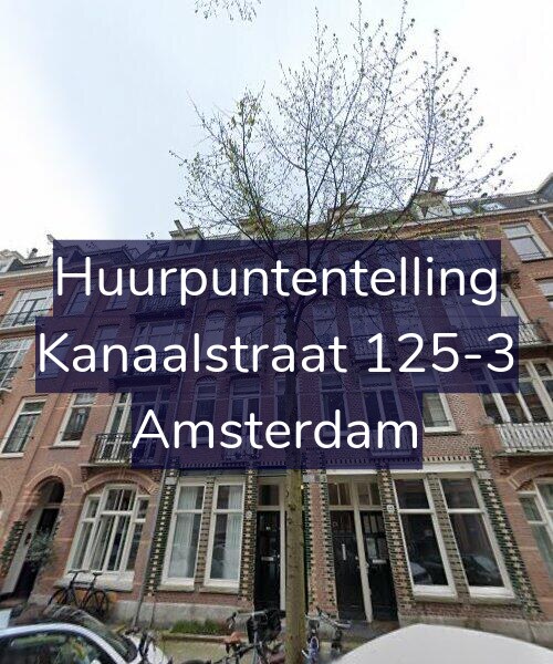 Foto gevel Huurpuntentelling voor Kanaalstraat 125-3, Amsterdam